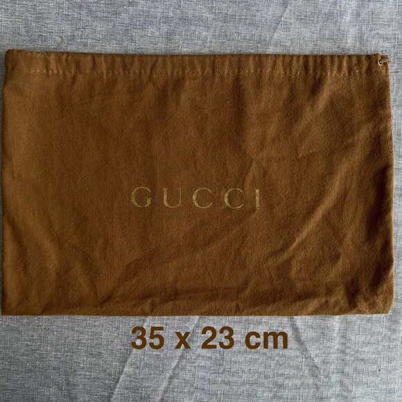 Gucci Dust Bag in cotton 35 x 23 cm - 💯Authentic ｜Made in Italy - Picture 1 of 5
